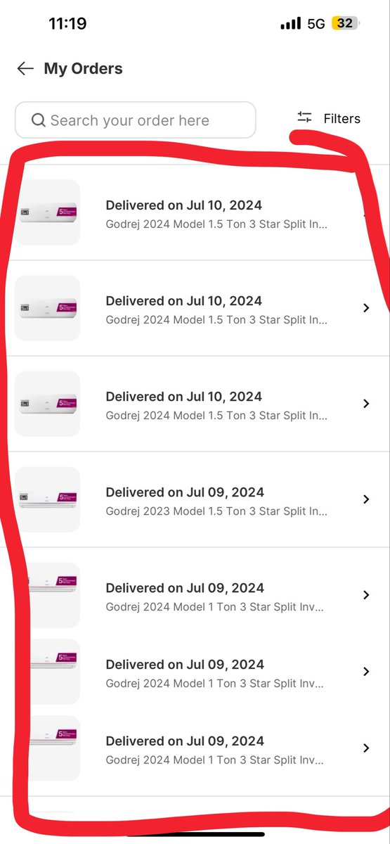 sagarbwj's tweet photo. Life biggest Mistake: I bought 8+ Split Ac in last 2-3 years
But after getting issue in ac, i got zero response by godrej and service center
Gas issue in ac but no help from them
78898-71101
@GodrejAppliance @GodrejEntGroup @GodrejEnt_group @godrej https://t.co/MqZ0JiHILS