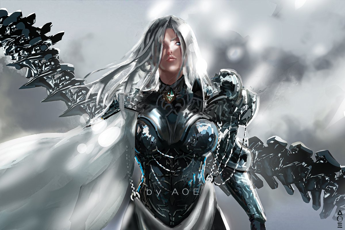 artofenvy_'s tweet photo. [OC]
Shatterer of Heavens,
beautiful chaos.
Warcry of myths,
prophecy of legends.
Loyal to the stars,
the blooming of ruin.

She is Zephora - Primordial Angel of the Blooming Void.
#darkfantasy #oc #illustration https://t.co/g6SC95UkgA