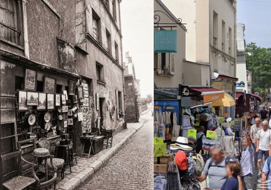 TonEngels's tweet image. Toen en een eeuw later juni 2024! #RueNorvins #Montmartre #Paris #Parijs