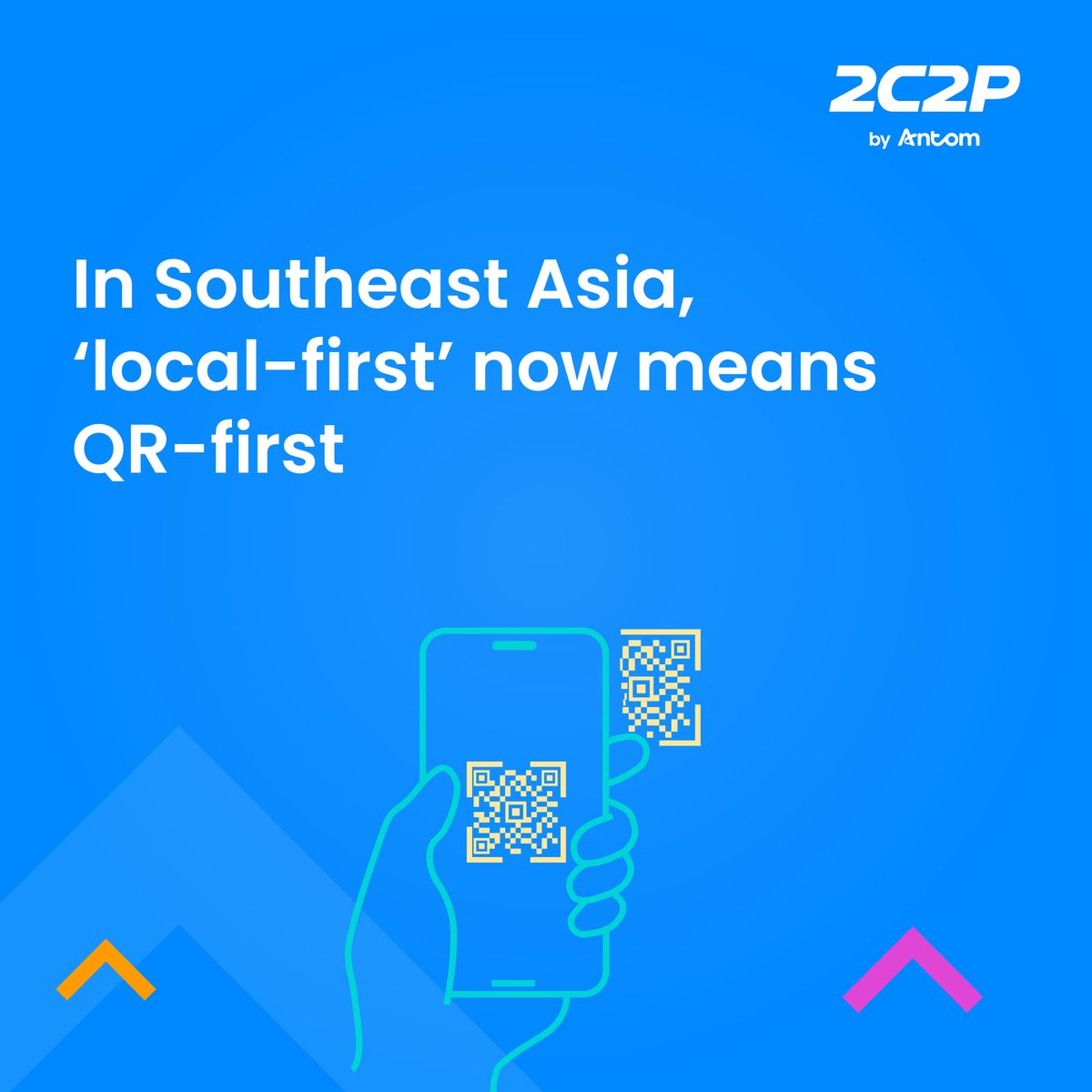 2c2p's tweet photo. QR payments are fast becoming the default across Southeast Asia, reshaping how businesses prepare for local growth.

Read the full article to explore the broader payment trends shaping 2026.

https://t.co/cjIlVPaxhs

#2C2PbyAntom #PowertheLeap #Fintech #QR https://t.co/nL1TOHlJRX