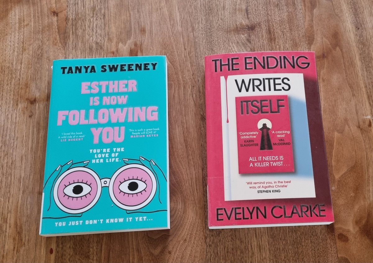 emmaferry's tweet image. The next two library books on my tbr. #books