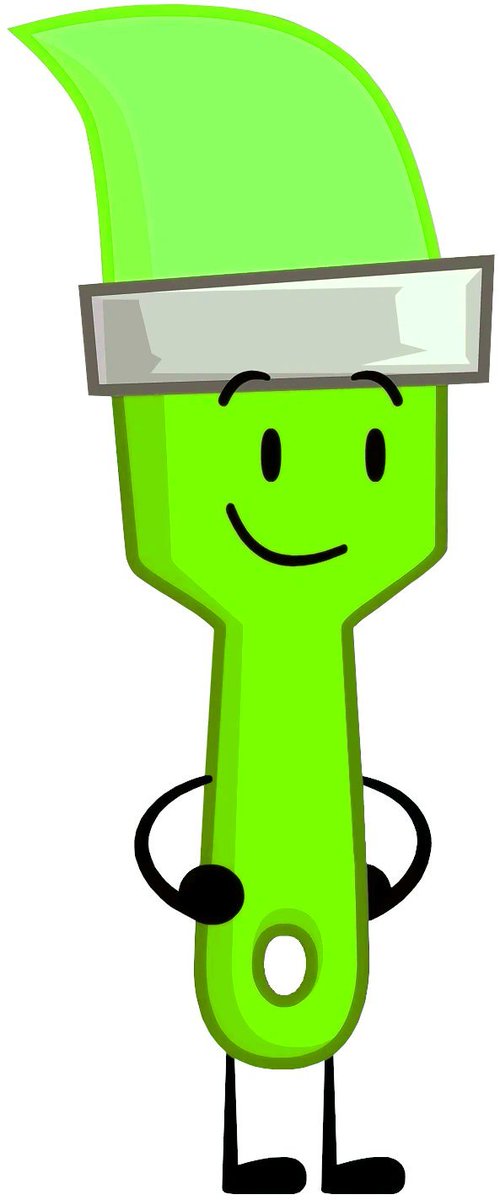 green paintbrush tweet media