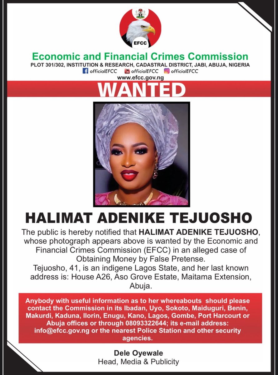 The EFCC has Declared a City Boys Movement Leader Wanted
for Fraud