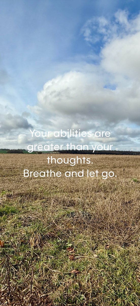 davetherave1947's tweet image. Your abilities are greater than your thoughts. Breathe and let go.
From @AppMotivation #motivation #quote #motivationalquote

motivation.app/download