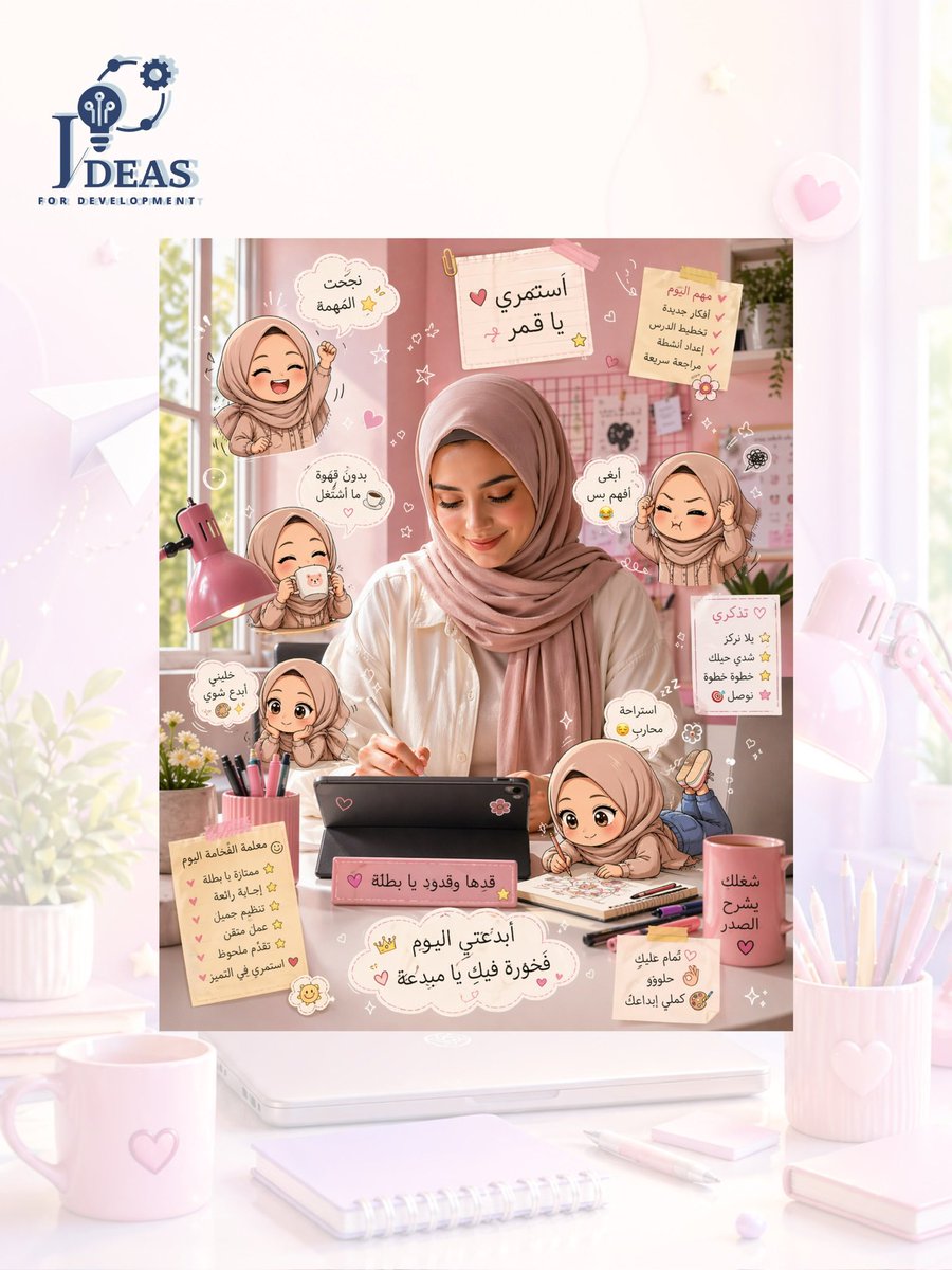 ideas_zubaida's tweet photo. ✨ تخيّلوا… مجرد وصف بسيط ✍🏻  
تحوّل إلى تصميم كامل بهذا الجمال! 🎨  

 مع تطوّر أدوات الذكاء الاصطناعي في ChatGPT  
صار التصميم أسهل… أسرع… وأجمل!  

#تصميم_بالذكاء_الاصطناعي  
#ChatGPT  
#إبداع_رقمي  
#توليد_صور https://t.co/MLd37EMchc