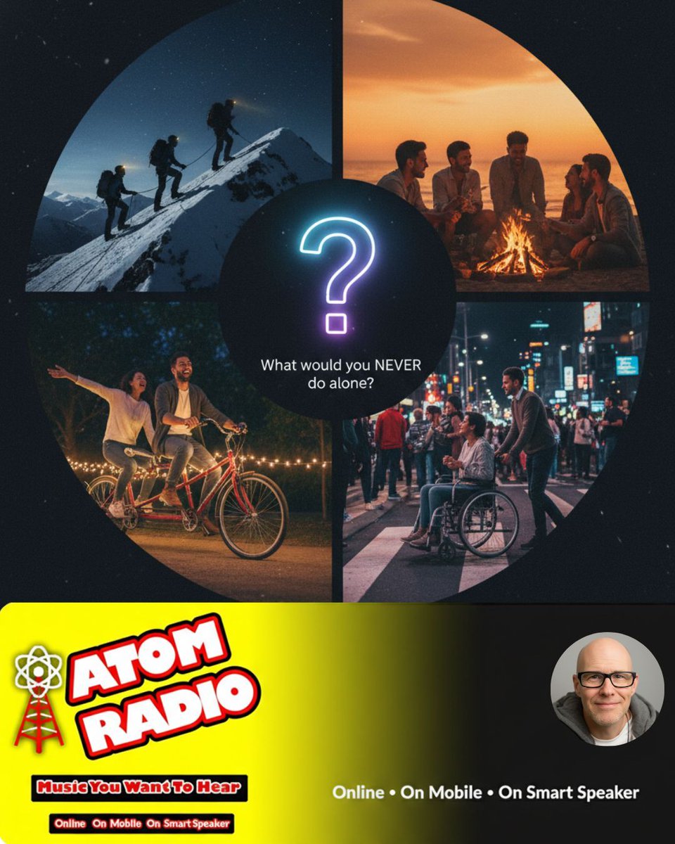 UkAtomRadio's tweet image. What would you never do alone? 🤔

Join #TopFiveTuesday with @markdenholm

📱 Free Atom Radio app | Smart speaker | Online
🎧 atomradio.co.uk/listen

#BreakfastShow #QuestionOfTheDay #TuesdayThoughts #Slough #Windsor #Maidenhead