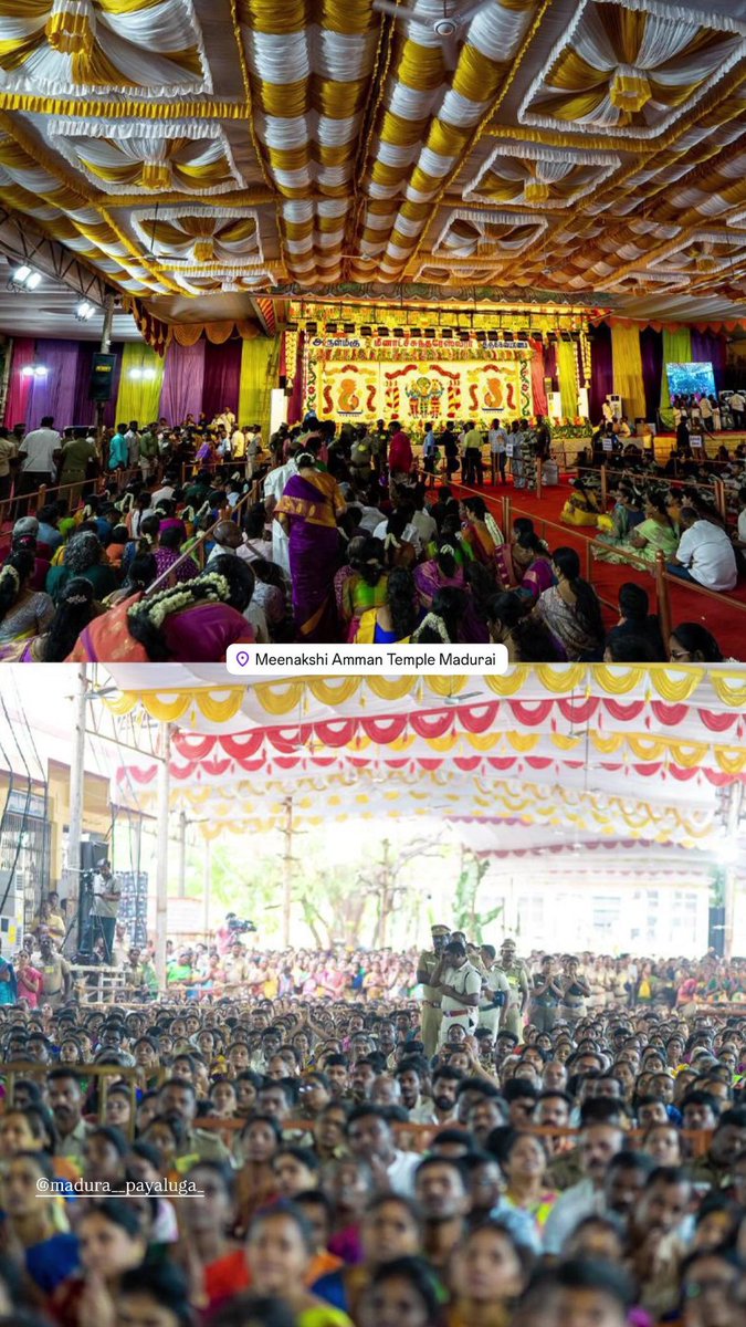 bryuceletation's tweet image. Day  ,10 🙏🏻🙏🏻  #Madurai சித்திரை திருவிழா 2026 🙌🏻💥

மதுரை மீனாட்சி அம்மன் கரம்பிடித்தார் சொக்கநாதர்🙏🏻🙌🏻 Happy Marriage life 💥

#Chithiraithiruvila 🙌🏻💙 #Ak