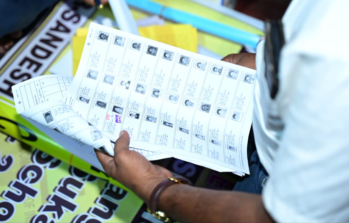Poll Material Final steps underway. Readiness in motion! Glimpses of polling material ...