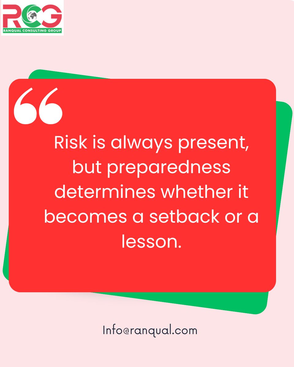 RanqualCG's tweet image. The last time something went wrong, was it a setback or a lesson? Preparedness is the difference between a laboratory that survives its bad days and one that grows because of them. 🎯 ranqual.com #qms #iso15189 #riskmanagement #ranqualconsultinggroup