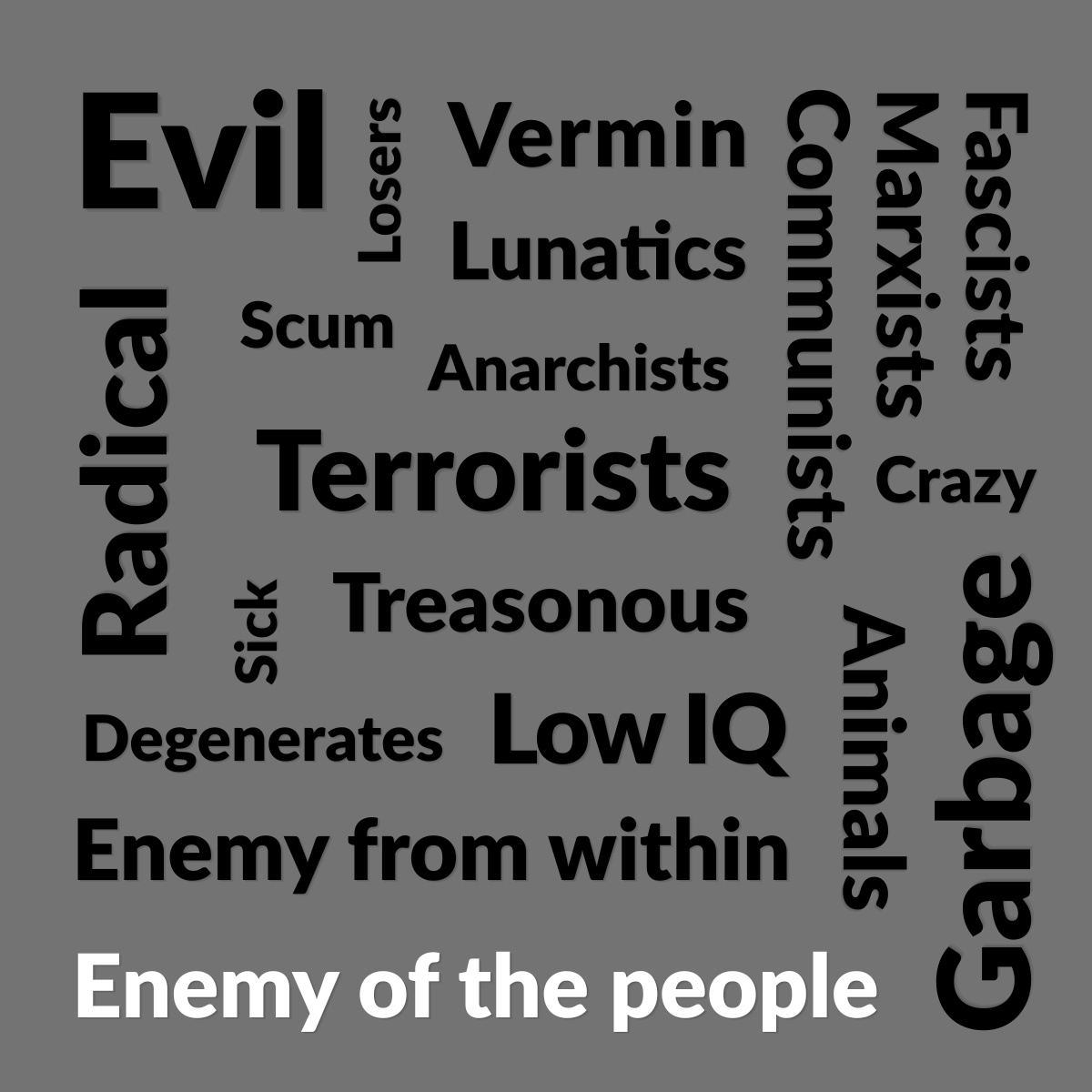 EarthFirstVoter's tweet image. I made one too! #wordart style