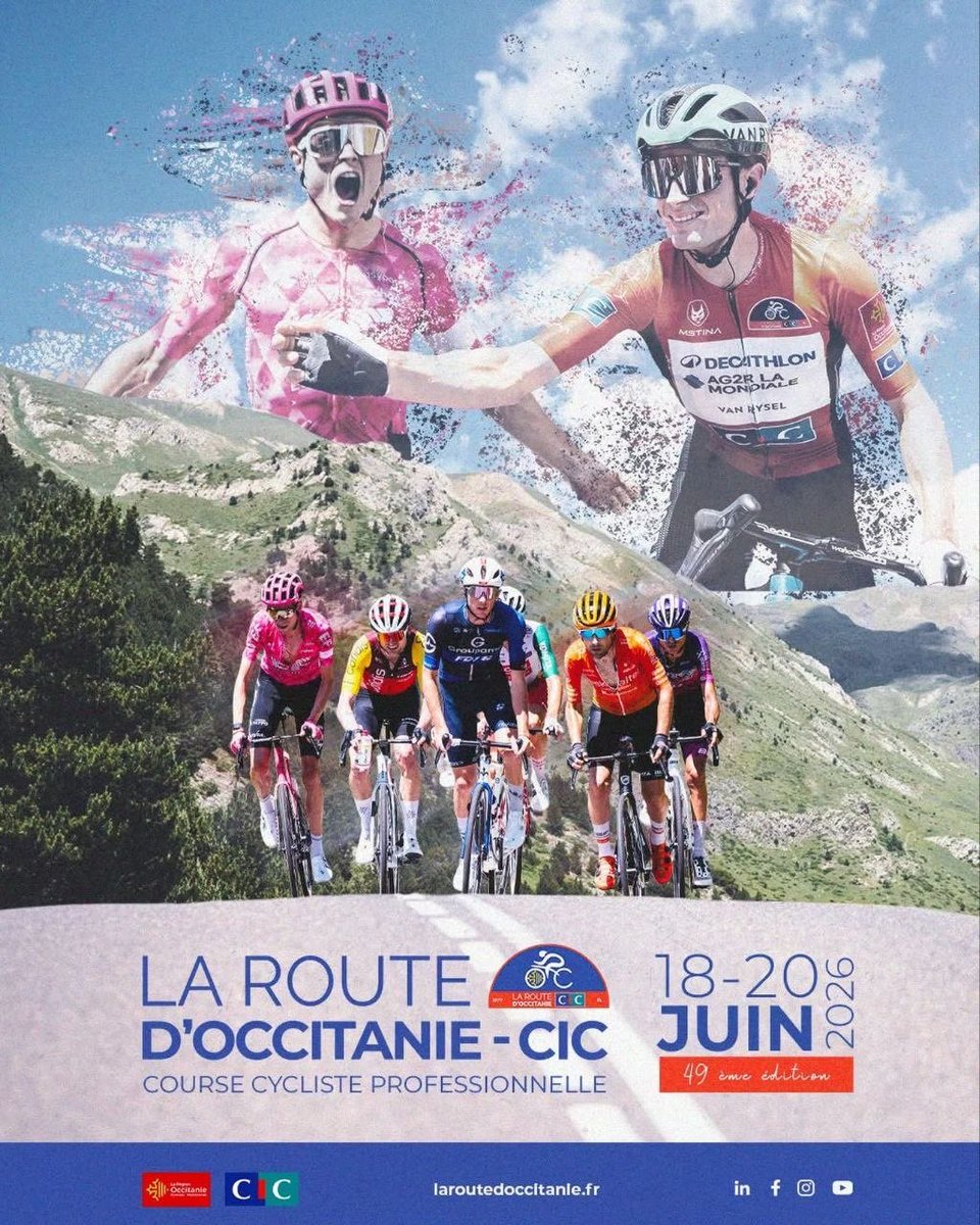 jfportarrieu's tweet photo. 🚴‍♂️ Le 19 juin, la @RouteOccitanie traversera le #NordToulousain ! L’étape Cordes-sur-Ciel ➡️ Saint-Gaudens passera par Fronton, Castelnau d’Estretefonds et Grenade. Créée en 1977, cette course attire chaque année les meilleures équipes, à quelques semaines du Tour de France... https://t.co/n2MvEV4tgX