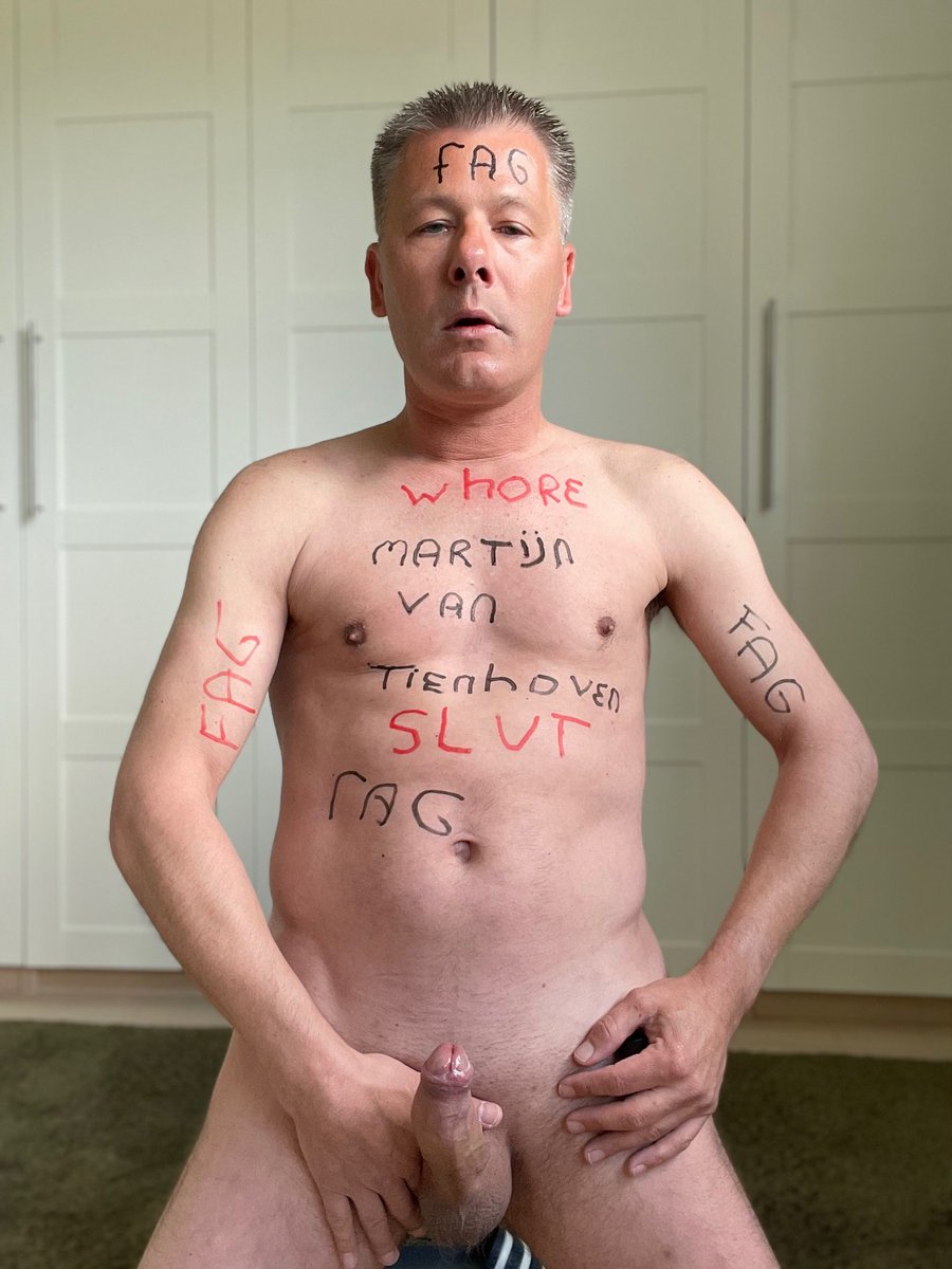 Exposed Dutch sub, gooner, bator and slut ... tweet media