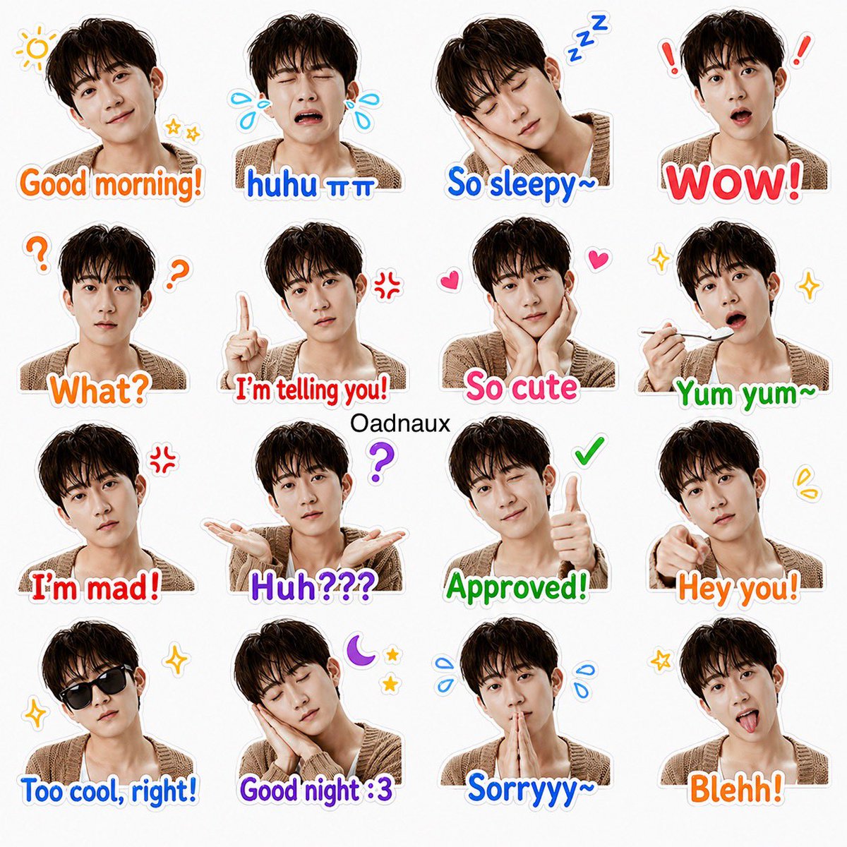 Oadnaux's tweet photo. Sticker version DaiShun 🐶🐱

#DaiShun #Dai_Shun https://t.co/8K60eh9OTv