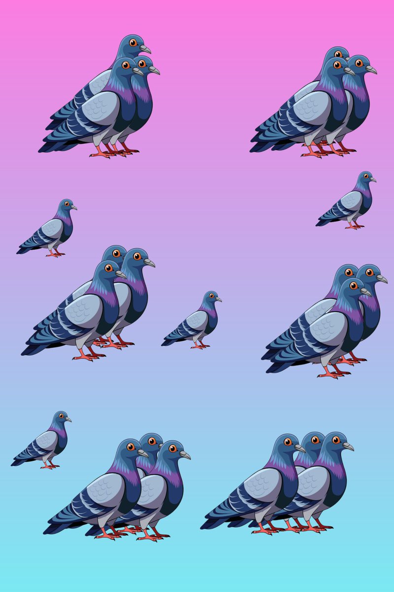 Mohachart's tweet photo. Number of pigeons in the picture https://t.co/xbhjUuvst1