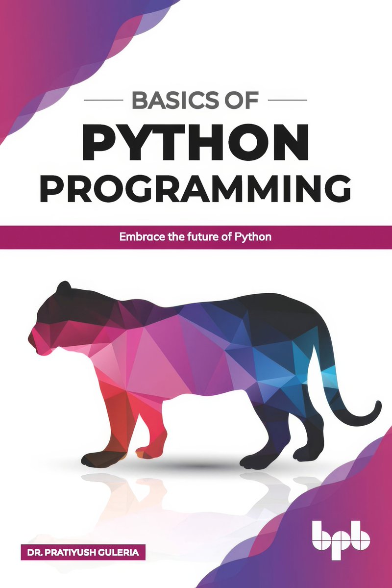gp_pulipaka's tweet image. Basic Core Python Programming Books to Read! #BigData #Analytics #DataScience #IoT #IIoT #PyTorch #Python #RStats #TensorFlow #Java #JavaScript #ReactJS #GoLang #CloudComputing #Serverless #DataScientist #Linux #Books #Programming #Coding #100DaysofCode 
geni.us/Core-Python-Pr…