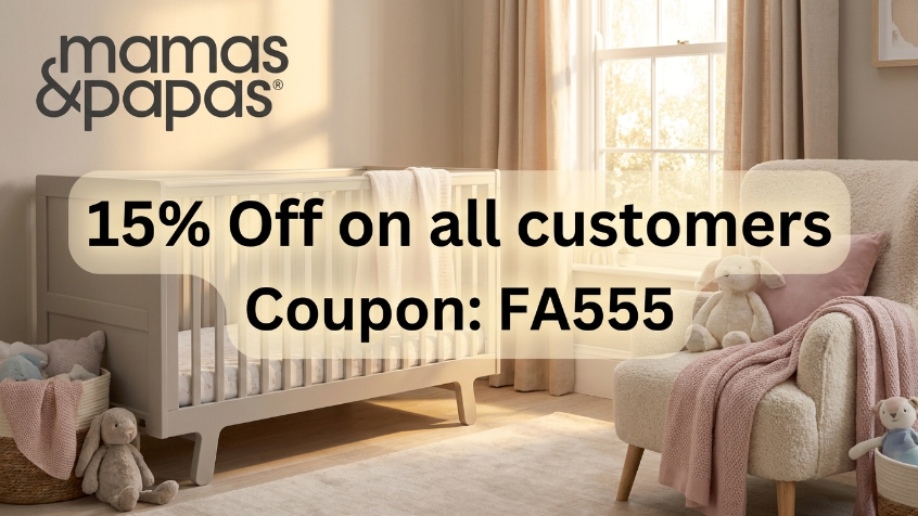 CouponSavingsAE's tweet image. 15% Off for all customers at Mamas &amp;amp; Papas

Coupon Code: FA555

Get more #couponcode from: couponsavings.ae/coupons/mamas-…

#couponcode #promocode #kids #fashionstyle #clothingstore