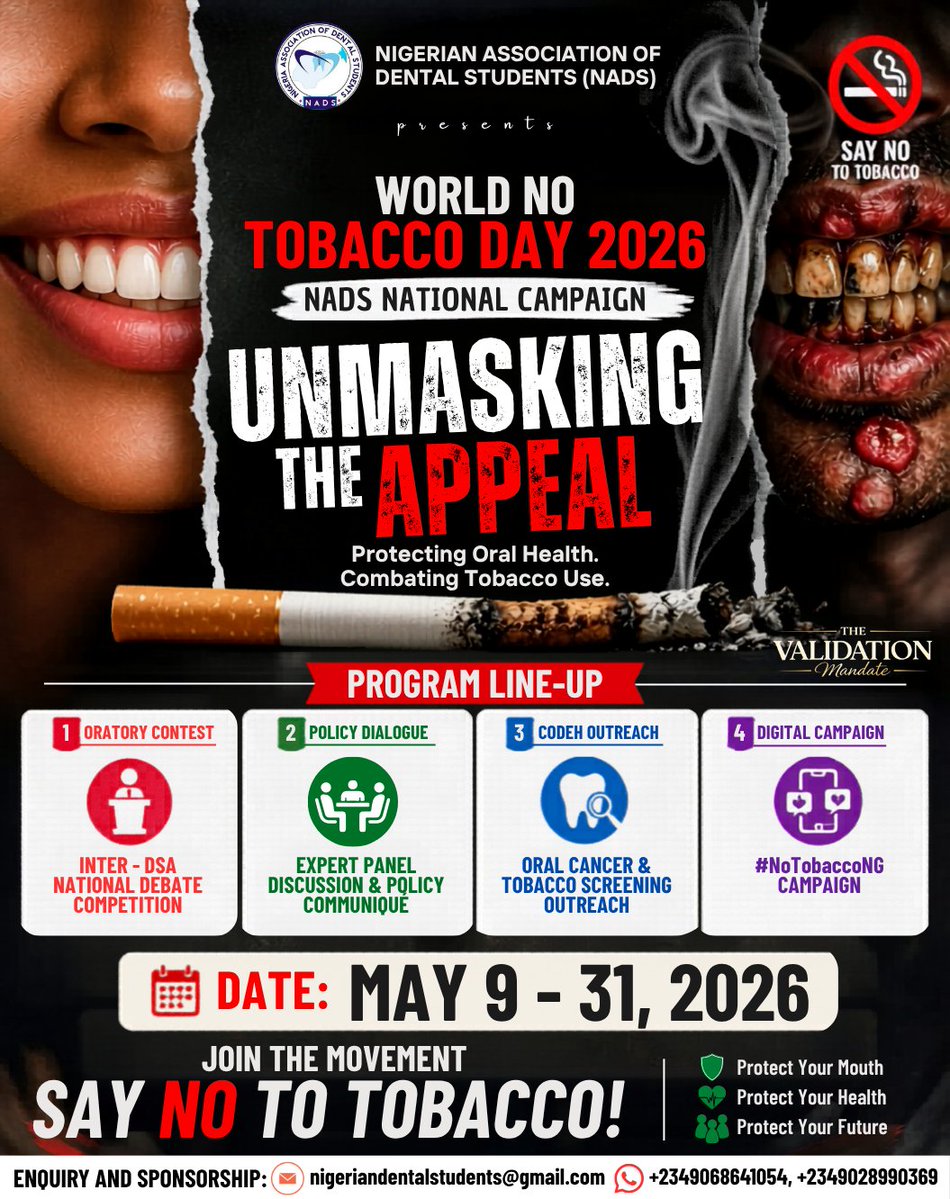 Nigerian Association Of Dental Students (NADS) tweet media