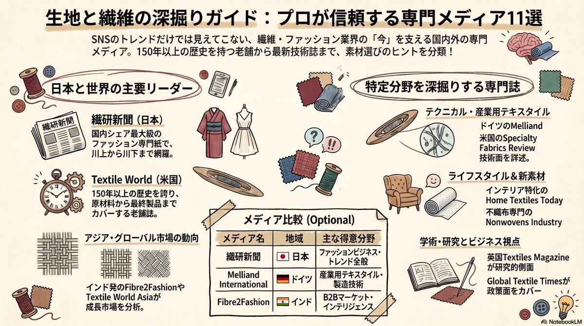 本日(4/28)の発送は終了いたしました。明日4/29(水)は定休日のため、発送業務・お問い合わせ対応を含む全ての業務を休ませていただきます。

生地と繊維をもっと知る 専門メディア11選
jumbleshop-one.com/apps/note/rand…