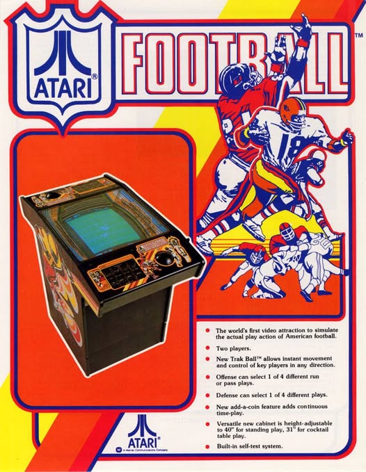 Vintage_Arcade's tweet image. Atari Football!! #arcadegames #gamerooms #RetroGaming #vintage #retro #giftideas #gamers #retrogames #gifts #bigboytoys #pinball #giftsforher #summer #homegamerooms #football #homeentertainment #entertainment  818-246-2255