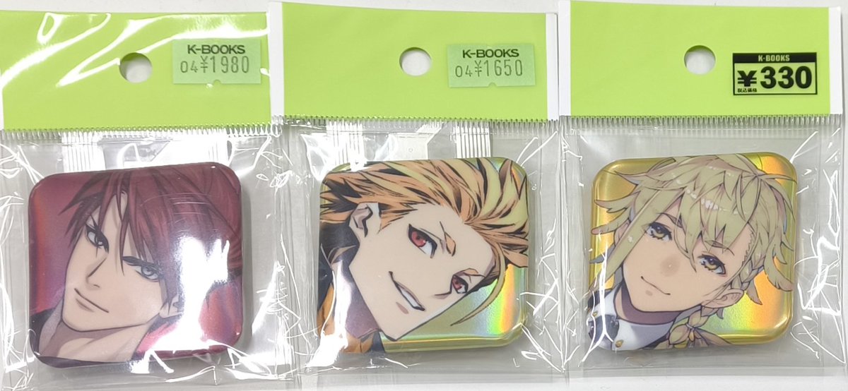 入荷情報】 刀剣乱舞 とうらぶ 大本丸博 スクエア缶バッジ 祝装 大包平