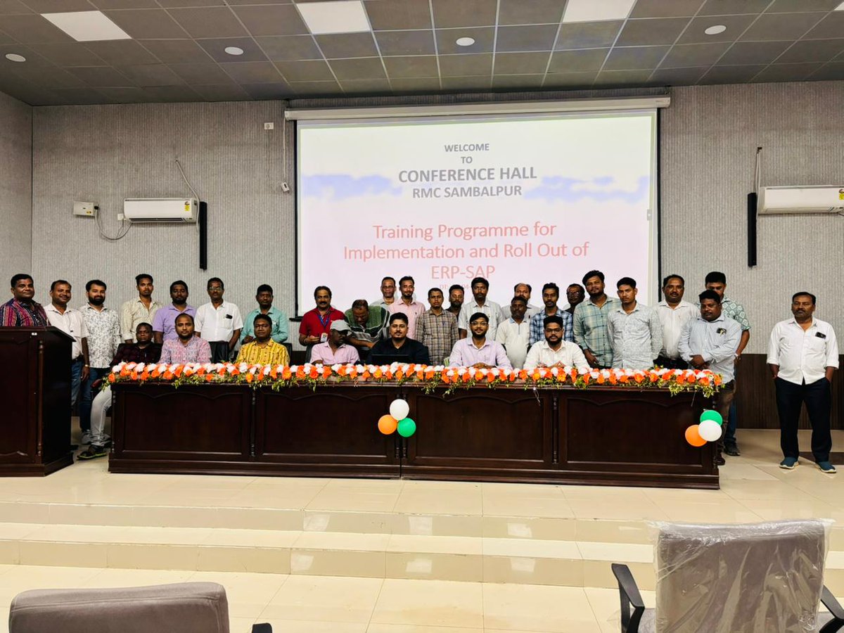 OsamBoard's tweet photo. The OSAMBoard  has initiated Zonal Cluster Training Programmes for the successful implementation of the ERP–SAP system across all Regulated Market Committees in the State.Day-2Host-Sambalpur (Kuchinda,Rairakhol,Bargarh,Attabira,Padmapur,Jharsuguda,Deogarh,Panposh,Bonei,Sargipali) https://t.co/rw6iC6JYE0