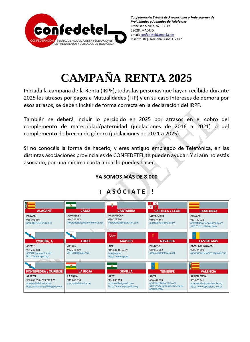 confedetel's tweet photo. Información Sobre Mutualidades y Brecha de Género. https://t.co/XS5tVUZ7Pb