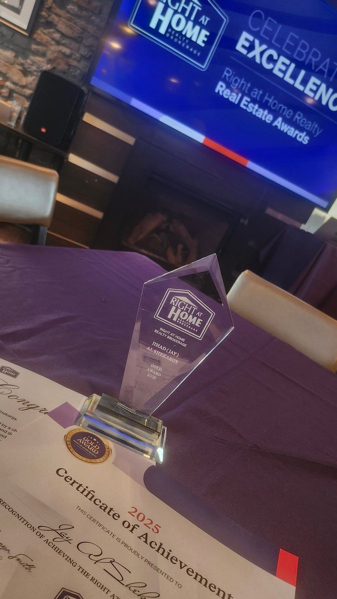 jay_homes's tweet photo. Honoured and grateful to receive #Gold_Achievement #award Right at Home Realty.
Thank you my clients, and my family for continued trust and support.
Jay Al Shekargy/REALTOR 
☎️613-262-0508 
 #realestate #ottawa #property #property  #houseforsale 
 #وكيل_عقاري #اوتاوا #كندا https://t.co/lezTKVyLDs