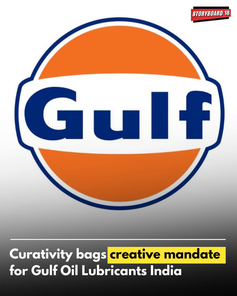 Storyboard18_'s tweet image. Independent creative agency Curativity Brand Solutions has been appointed as the creative agency partner for @GulfOil. Under this new mandate, Curativity will spearhead the brand’s creative strategy.

Read More - storyboard18.com/agency-news/cu…

#brand #marketing #advertising