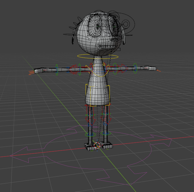 adanperez7264's tweet image. The rig is pretty much done, although the eyelids from the mesh kept clipping through the eyeballs so I went back to having shells for the eyes. #blender #3d