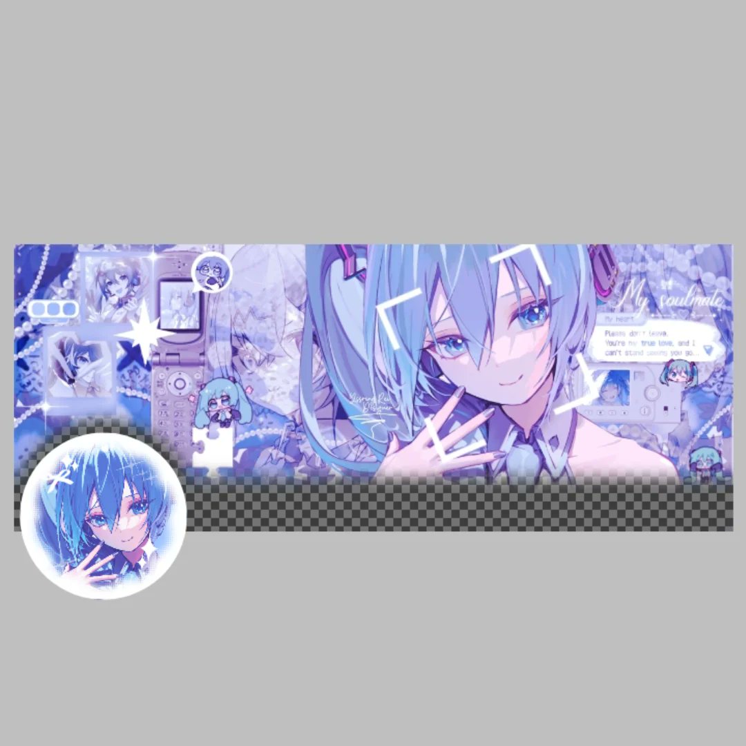 yssring098's tweet photo. 💙 New premade Banner + Icon Pack available 

I finally have my VGen page up and I’m so excited to start posting my premades and commissions there 🥹💗

This pack is available now and more goodies are coming soon~
#VGen #VTuberArtist #DiscordBanner #VTuberAssets #CommissionsOpen https://t.co/0ipY6HSErc