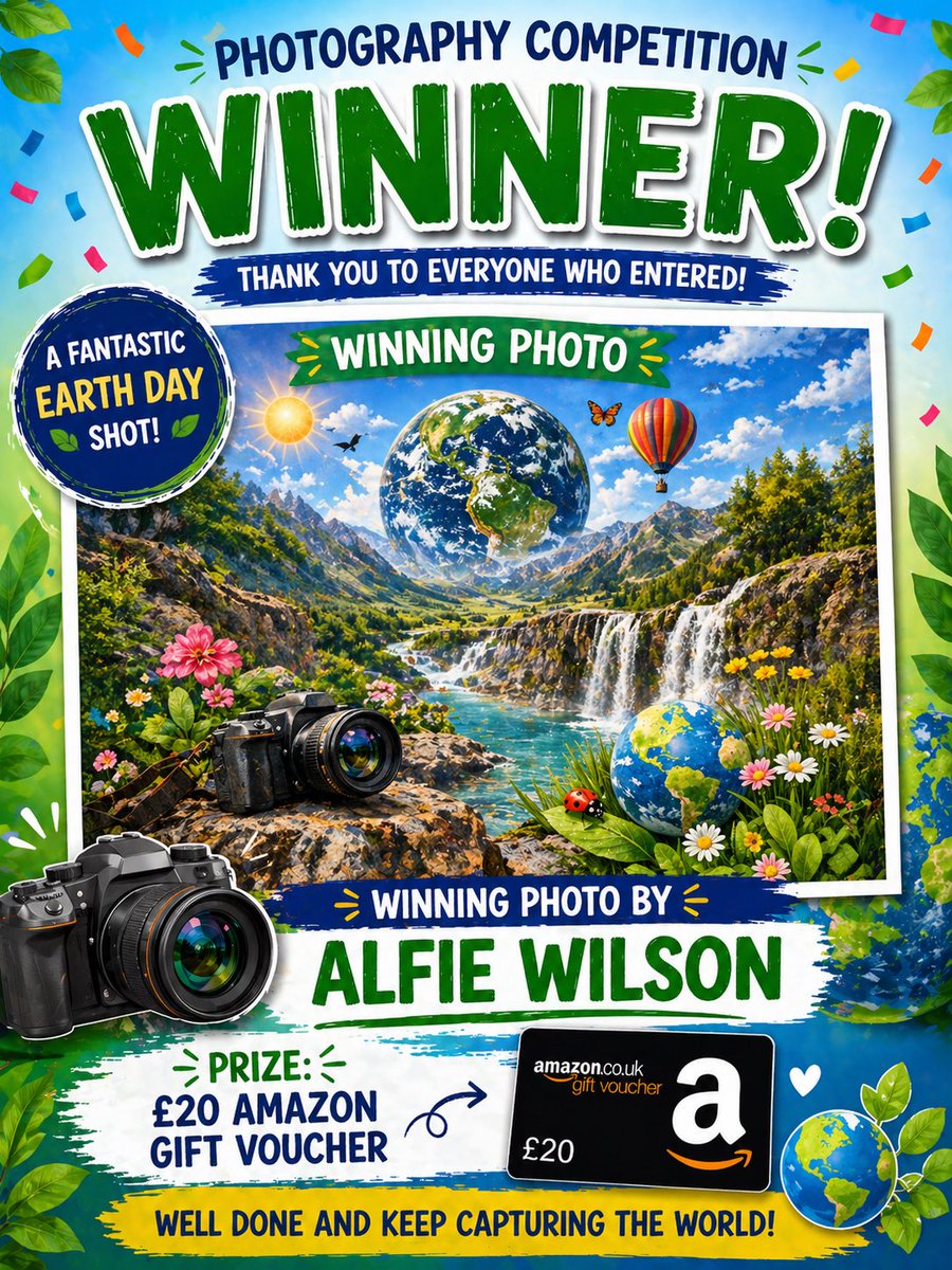 StCuthbertsGeog's tweet photo. ๐ WINNER ANNOUNCED! ๐
A huge congratulations to Alfie Wilson for winning our Earth Day Photography Competition! ๐๐ธ
Amazing work โ and thank you to everyone who entered!
#EarthDay #StCuthbertsGeog #FormingGreatMen https://t.co/8fgs8fHkVi