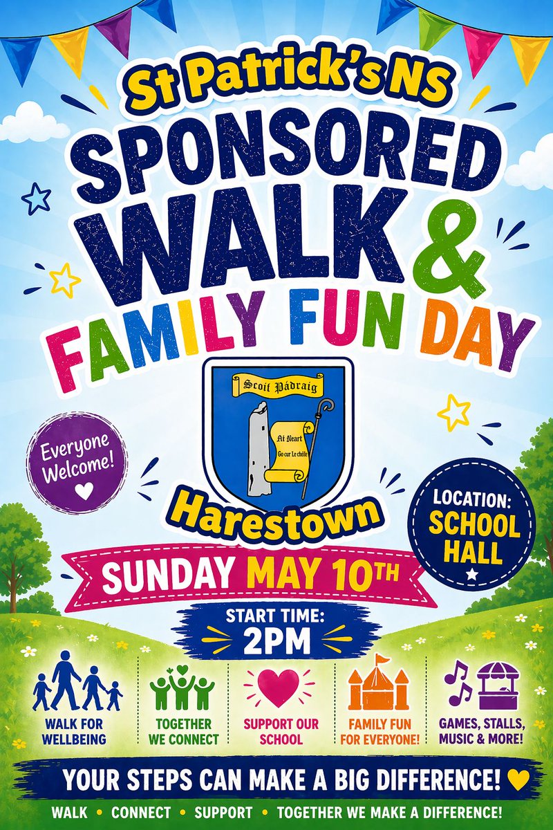 naomhmairtin's tweet photo. St. Patrick’s NS Walk and Fun Day 🔵⚪️
Get all the latest news on the Naomh Mairtin GAA app https://t.co/rvo5IU5MIo https://t.co/lRAUFPNl1z