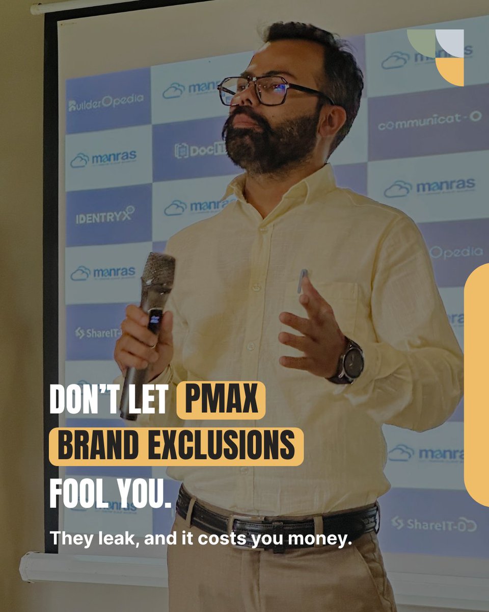 navnishbhardwaj's tweet photo. Brand Exclusion in PMax and Search campaigns doesn't do 100% clean job.
#MediaBuying #PMax #GoogleAds #PaidSearch #PerformanceMax #SearchMarketing https://t.co/mM5sR9fWB9