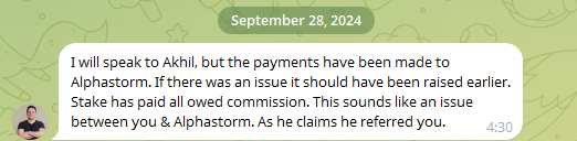 EdgesOfTime's tweet photo. @Trainwreckstv https://t.co/iqOaM3ep9N  - that link was created around 04 sep of 2023!
90btc have to be payed.
I GOT UNLINKED from that AFF ID by crime group inside stake with AlphaStorm and Akhill. And thats what Eddie told me.
So: Stake owe to my AFFILIATE 89 BTC which was shaved. https://t.co/jOKoOJJ0xA