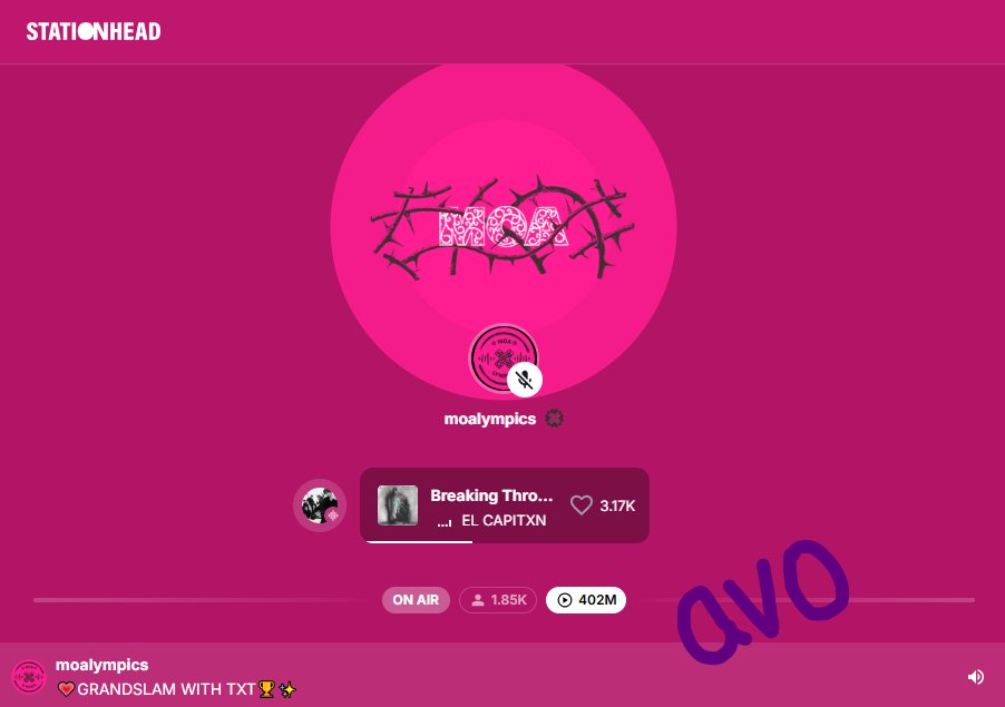 tubavoque's tweet photo. the people who aren't streaming should be feeling guilty seeing this. we have only 1.85k listeners on stationhead and we're only doing 4m+ daily streams
pls join us on sh and let's reach 2k listeners

🔗https://t.co/MHUxO2ITHS https://t.co/z8m2cD9oXZ
