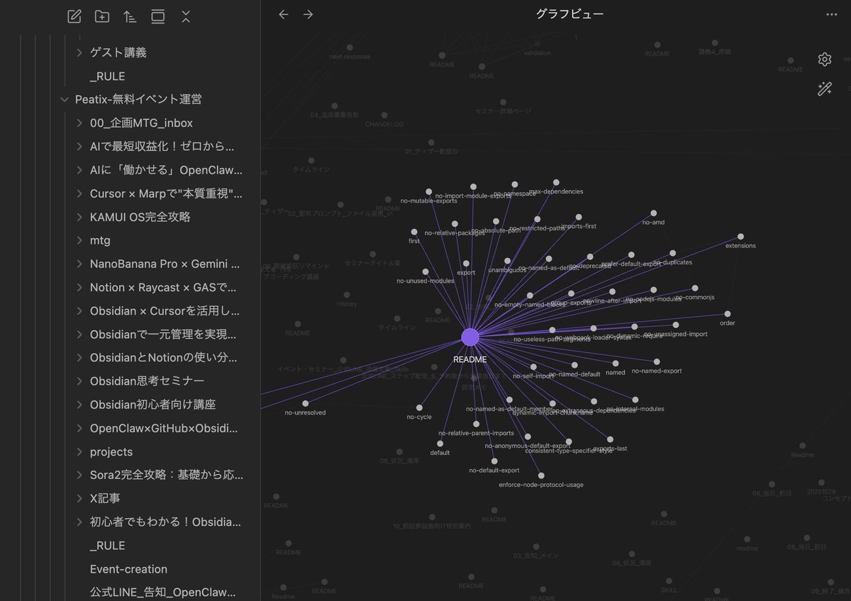 AiAircle34052's tweet photo. は？？？？Claude Codeにこの記事のプロンプトをそのまま投げるだけで「第2の脳」が完成したんだが。。。笑
最近Obsidian系の記事って大量にあるけど、正直これが一番実用的だった。
しかも、そのまま使えるプロンプト付き。
こういうのが一番ありがたい。有益すぎたので共有👇 https://t.co/nV8afNRl9D