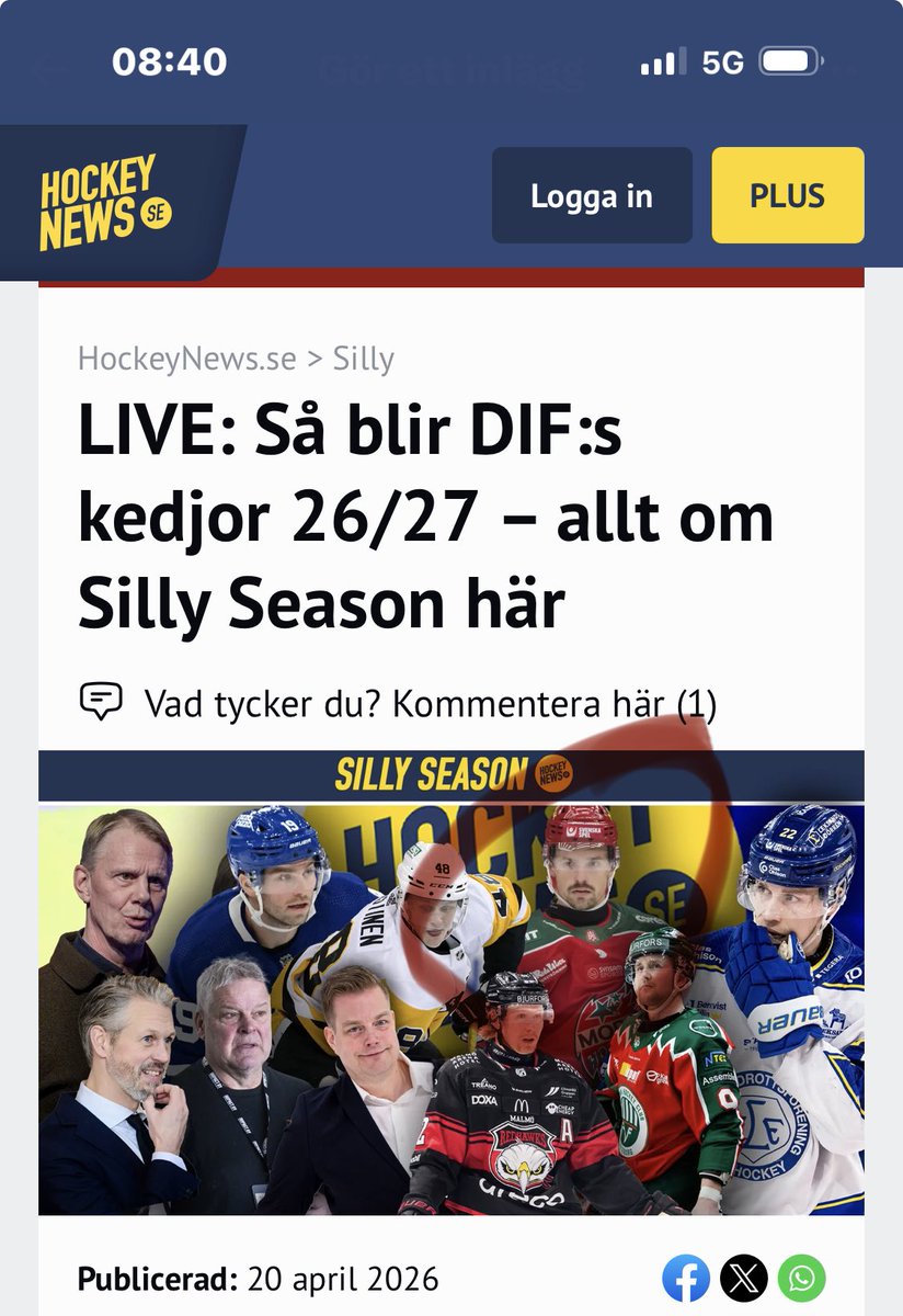 Har inte plus men ryktas alltså Fitz till DIF? #modose