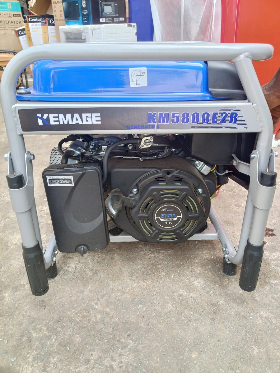 engrICO2015's tweet photo. Guys this is a new technology ...powerful generator with remote control OFF and ON switch ! 

Can carry A/C 1 h/p and deep freezer 1 h/p lightening and TV set 

5800 capacity but very cheap !! https://t.co/izQ71nYvVz