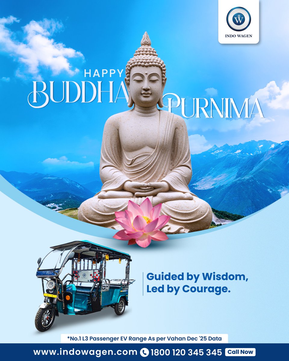 indowagen's tweet photo. Let the lessons of Lord Buddha guide and protect you.
Happy Buddha Purnima from Team Indo Wagen.

#indowagen #lordbuddha☸️ #BuddhaPurnima https://t.co/sTyUMkIek6