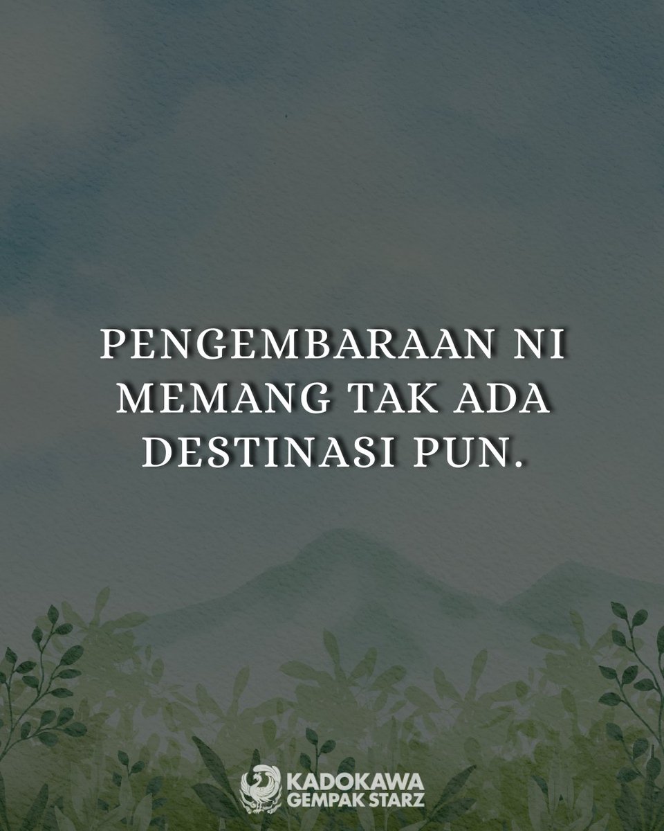 GEMPAK_KGS's tweet photo. Jadi, semuanya sia-sia? Berjalan tanpa arah tujuan?

Hehehe…Tunggu sikit lagi korang! Ke ada yang dah dapat teka?

#KadokawaGempakStarz #GempakStarz #KGS #EksklusifdiPOPULAR #akandatang #comingsoon https://t.co/aAPIMxffrh