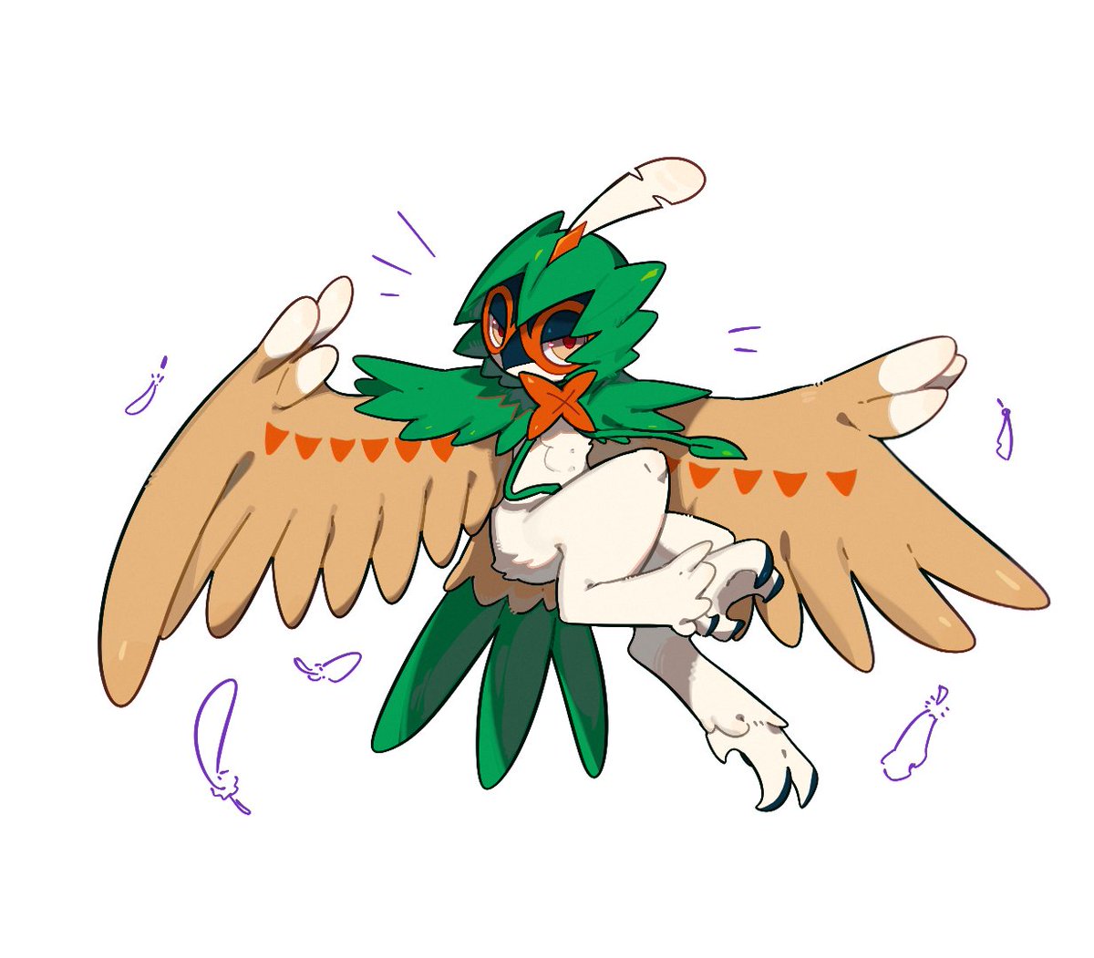 affffz1's tweet photo. 🦉
#Decidueye‌
#ジュナイパー
#pokemonfanart https://t.co/IX6fw5kRhU
