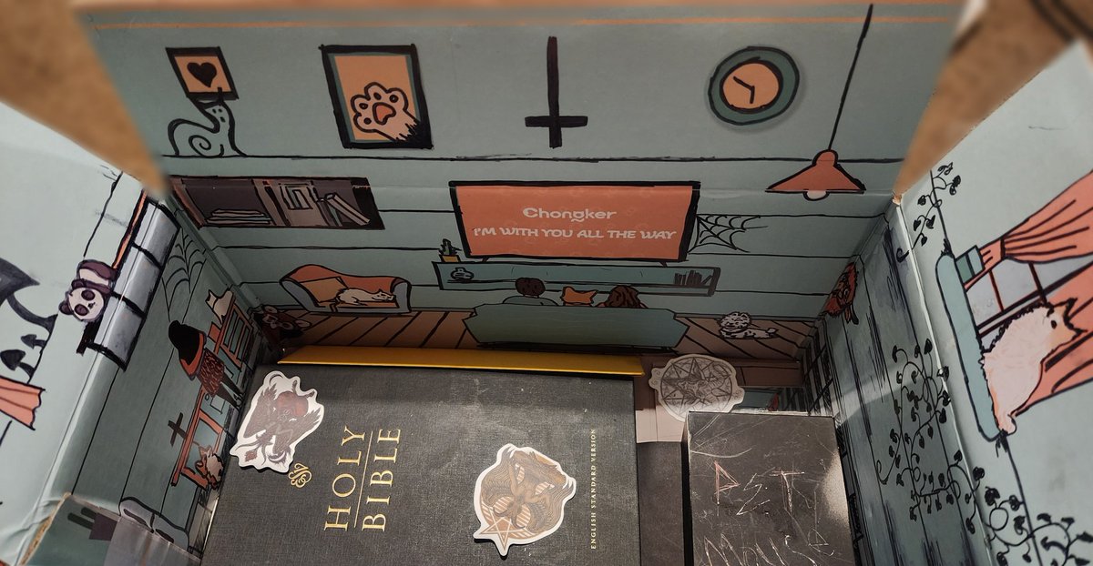 Madame_Lucifur's tweet image. Sending a shrine box with a disecrated Bible, Holy piss, my hair and my finger/toenails. 
Repeat after me 
I worship Madame Lucifer.
#blasphemy #worship #obey #submission 
"I am with you all the way"