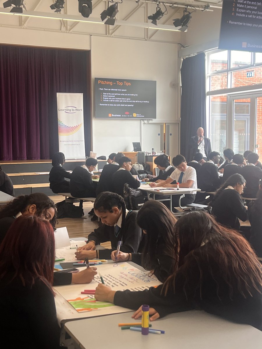 Wexham_School's tweet image. Year 10 Geography students took part in an inspiring Climate Change Workshop, impressing organisers with their teamwork and creativity! 🌍 Ideas included tree-planting drones and ocean-cleaning sea bins. #ClimateChange #Geography #Innovation #Teamwork #Sustainability