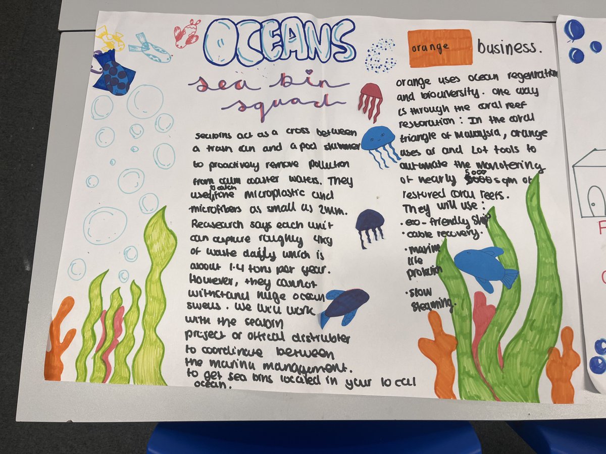 Wexham_School's tweet image. Year 10 Geography students took part in an inspiring Climate Change Workshop, impressing organisers with their teamwork and creativity! 🌍 Ideas included tree-planting drones and ocean-cleaning sea bins. #ClimateChange #Geography #Innovation #Teamwork #Sustainability