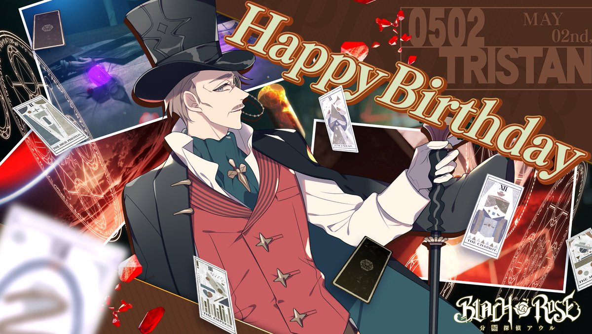 🎂🎉Happy Birthday, Tristan !!🎉🎂
5月2日は『トリスタン』の誕生日です！おめでとうございます！！

そんなトリスタンが、まさかの殺人容疑に……！？
EP8小説「オールマスター」　中編まで公開中！📖
maimai.sega.jp/kotonoha/novel…

#言ノ葉プロジェクト