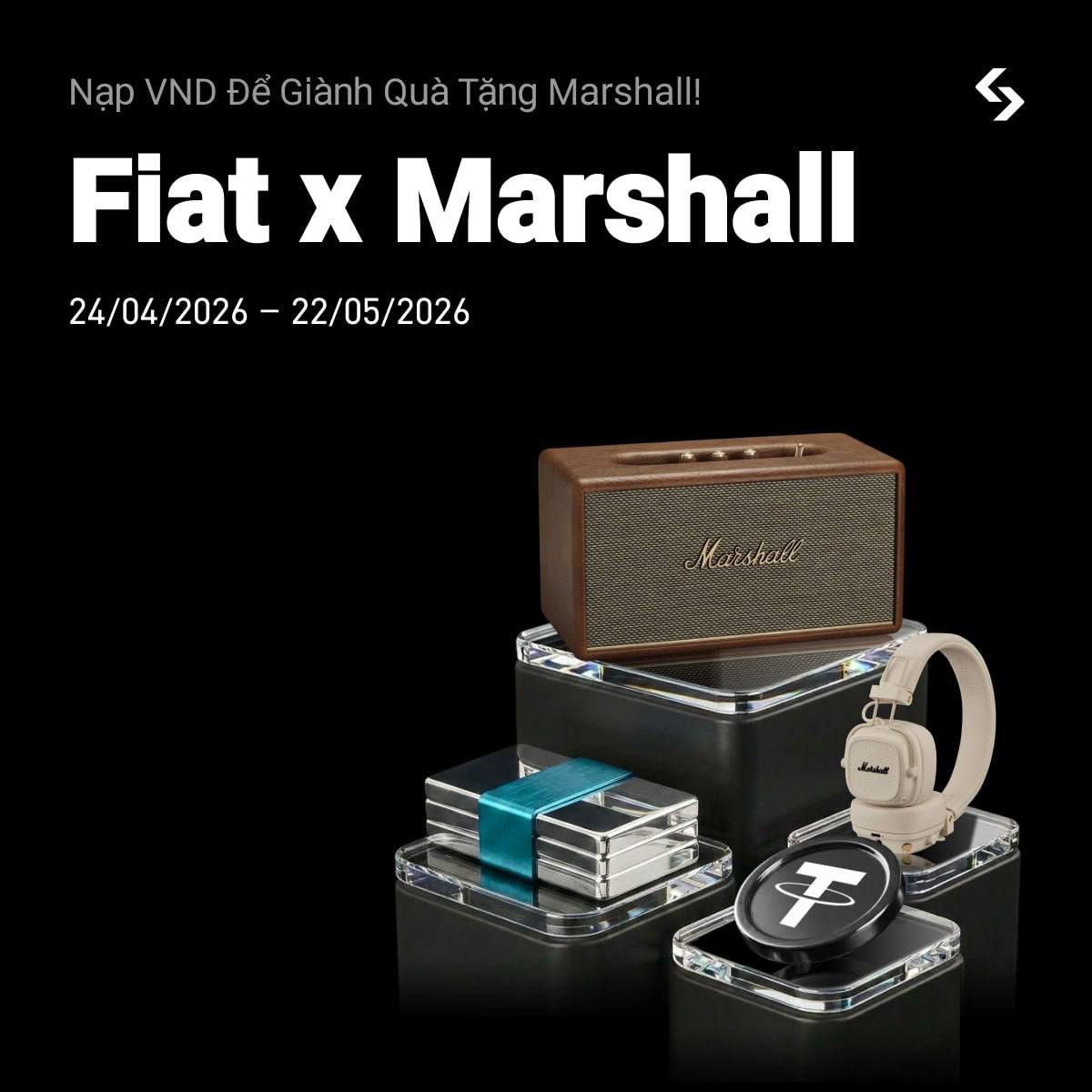 Randall010101's tweet image. NẠP VND HÚP LUÔN MARSHALL! 
Cơ cấu mở Mystery Box cực dễ :
✅ Nạp 1.5M VND: 1 lượt quay
✅ Nạp 3M VND: 2 lượt quay
Cơ hội húp Marshall Minor IV hoặc quy đổi USDT về ví🤝
bitget.com/events/activit…

#Bitget #Marshall #VND #P2P #CryptoVN #MysteryBox