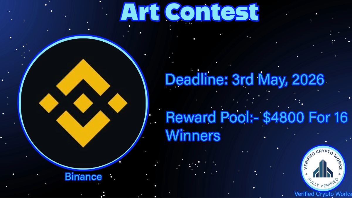 CryptoSid1's tweet photo. 🚨 $4800 in $USDC is up for grabs, don’t sleep on this rewards 

@binance Art Contest is LIVE 

🥇 16 Winners :- $300 USDC Each 

🧵  Draw anything that screams Binance To you , It can be logo, Binance Bibi, app, charts or anything!

📅 Deadline: 3 May, 23:59 UTC

All details & submission link 👇