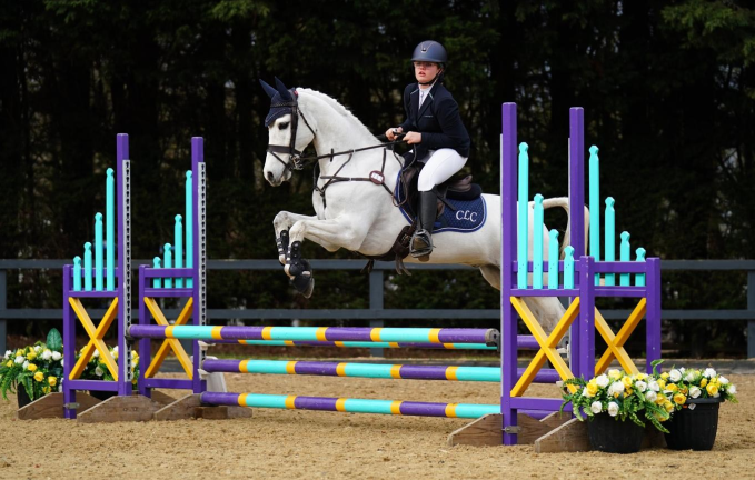 IHSPE's tweet photo. We continue to be incredibly proud of Charlotte who recently competed at Nationals and came 3rd out of 185 in the Show Jumping 70cm and 3rd out of 26 and 7th out of 36 in the Dressage. https://t.co/QZlGfH87El