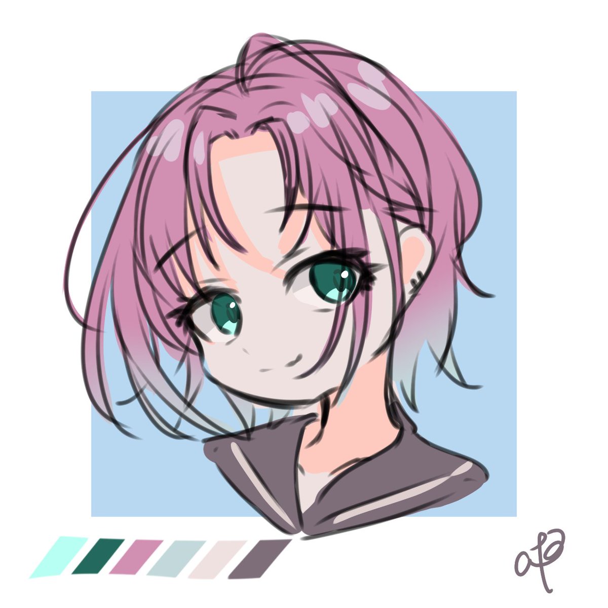 練習、絵の。
#線1本でもいいから何か描く #イラスト練習中