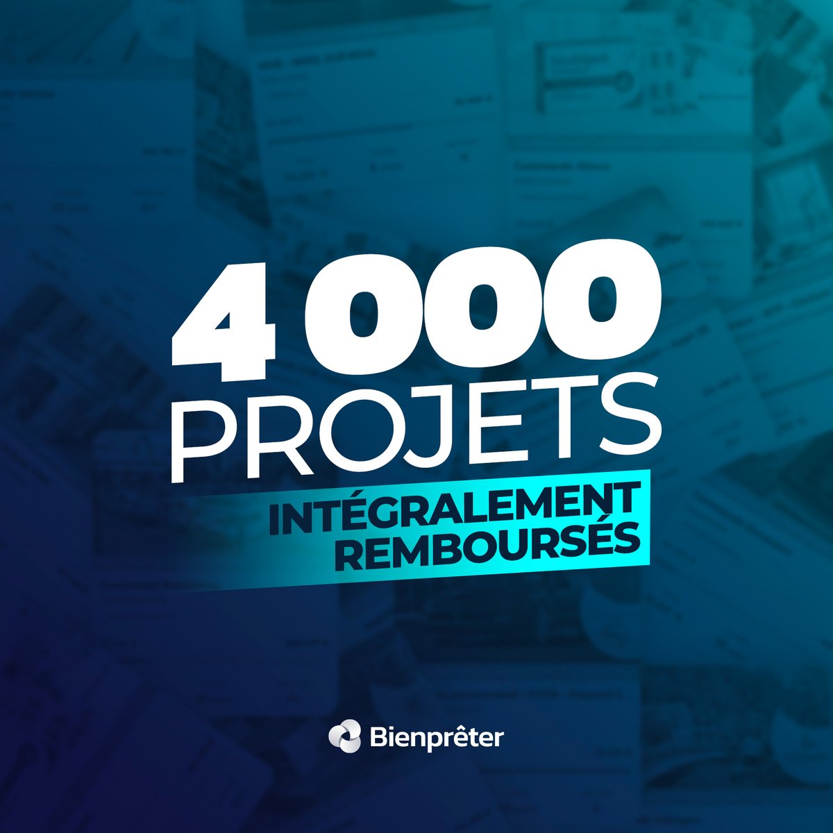 bienpreter's tweet photo. 4 000 projets arrivés à terme = 4 000 remboursements intégraux.

Depuis le lancement de la plateforme en 2017, chaque projet ayant atteint son échéance sur Bienprêter a été intégralement remboursé. Sans exception.

Ce chiffre dit deux choses simples :
— Pour les entreprises : un accès rapide à des liquidités pour financer leur développement, sans attendre les délais de paiement habituels.
— Pour les épargnants : une façon de faire travailler son argent autrement, sur des projets réels, avec des résultats mesurables.

Un modèle qui tient ses engagements, échéance après échéance.

⚠️ Dernières opportunités à taux boostés (jusqu’à 14,50%) à retrouver sur Bienprêter ⚠️

Pour en savoir plus : 
🔗 https://t.co/UmQ5NkSUs3

Investir comporte des risques de perte en capital et d’illiquidité. Les performances passées ne préjugent pas des performances futures.